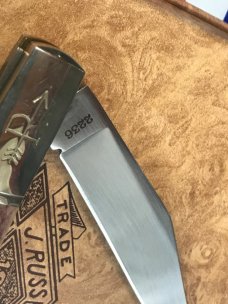 1998 Russell (Green River Works) 5" (Heavy Duty) Daddy Barlow Knife with Great Bone Handles -NOS 1998 Russell (Green River Works) 5" (Heavy Duty) Daddy Barlow Knife with Great Bone Handles -NOS
