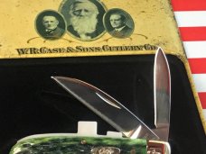 Case xx Tony Bose, 1st Production Run, Swayback Jack Knife w/ Beautiful Green Bone Handles