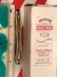 Schatt & Morgan Half Whittler w/ Nice Stag Horn Handles -NOS Schatt & Morgan Half Whittler w/ Nice Stag Horn Handles -NOS