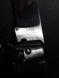 Linder Rostfrei Lever lock knife. 