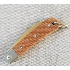 Viper Sway Back Natural Micarta KNIFE,W/GEC SLIP,NIB,3.75"CLSD,M390,w/bail&lanyd Viper Sway Back Natural Micarta KNIFE,W/GEC SLIP,NIB,3.75"CLSD,M390,w/bail&lanyd