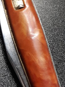 Vintage Shur Snap Fishtail switchblade. Vintage Shur Snap Fishtail switchblade.