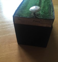100 YEAR OLD CATTARAUGUS DISPLAY BOX ENAMEL INDIAN