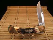 SCHRADE USA UNCLE HENRY LB8 PAPA BEAR LARGE VINTAGE LOCK BLACK FOLDING POCKET KNIFE & SCHRADE SHEATH SCHRADE USA UNCLE HENRY LB8 PAPA BEAR LARGE VINTAGE LOCK BLACK FOLDING POCKET KNIFE & SCHRADE SHEATH