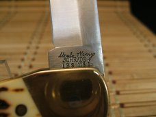 SCHRADE USA UNCLE HENRY LB8 PAPA BEAR LARGE VINTAGE LOCK BLACK FOLDING POCKET KNIFE & SCHRADE SHEATH SCHRADE USA UNCLE HENRY LB8 PAPA BEAR LARGE VINTAGE LOCK BLACK FOLDING POCKET KNIFE & SCHRADE SHEATH