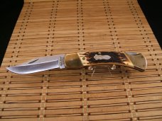 SCHRADE USA UNCLE HENRY LB8 PAPA BEAR LARGE VINTAGE LOCK BLACK FOLDING POCKET KNIFE & SCHRADE SHEATH SCHRADE USA UNCLE HENRY LB8 PAPA BEAR LARGE VINTAGE LOCK BLACK FOLDING POCKET KNIFE & SCHRADE SHEATH