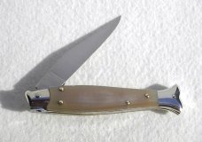 NOS BELTRAME GENUINE BRAZILAN HORN 20CM FISH STYLE AUTO ( PICKLOCK ) ITALIAN STILETTO 