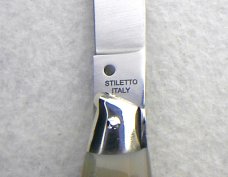 NOS BELTRAME GENUINE BRAZILAN HORN 20CM FISH STYLE AUTO ( PICKLOCK ) ITALIAN STILETTO 