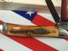 Case xx 1970 Peanut Knife (MDL# 5220) w/ Genuine Stag Handles -NOS in M/NM Condition Case xx 1970 Peanut Knife (MDL# 5220) w/ Genuine Stag Handles -NOS in M/NM Condition