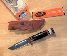 MARBLE'S IDEAL KNIFE, 4-1/2" Blade, Stag Pommel MARBLE'S IDEAL KNIFE, 4-1/2" Blade, Stag Pommel