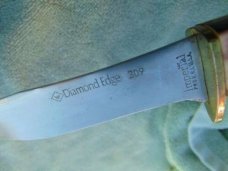 Vintage Imperial Pro VRI Diamond Edge 309 Fixed Blade Hunter Knife W/Sheath.  Made in the USA!!!