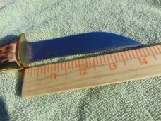 Vintage Imperial Pro VRI Diamond Edge 309 Fixed Blade Hunter Knife W/Sheath.  Made in the USA!!!
