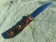 Vintage Imperial Pro VRI Diamond Edge 309 Fixed Blade Hunter Knife W/Sheath.  Made in the USA!!!