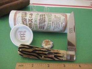 Great Eastern Northfield Exotic India Bone Mustang Pattern # 745120