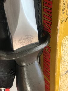 Vintage Parker 12" Large Fixed Blade "Big Smoky" Combat/Survival Knife w Orig Sheath and Box! NOS