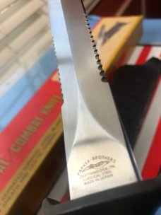 Vintage Parker 12" Large Fixed Blade "Big Smoky" Combat/Survival Knife w Orig Sheath and Box! NOS