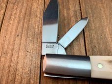 Russell Green River Works by Boker Solingen Germany Stag 2 Blade Barlow Russell Green River Works by Boker Solingen Germany Stag 2 Blade Barlow