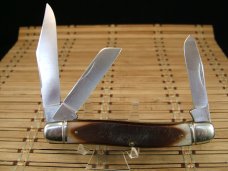 SCHRADE OLD TIMER 858 LUMBERJACK USA LARGE VINT. NOS USED STOCKMAN CARBON STEEL BLADES POCKET KNIFE SCHRADE OLD TIMER 858 LUMBERJACK USA LARGE VINT. NOS USED STOCKMAN CARBON STEEL BLADES POCKET KNIFE