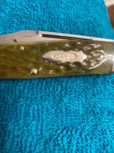 Vintage New W R Case & Sons Bradford Pa 19USA97 Tested XX 6340 Greenbone Handle With Three Blades Vintage New W R Case & Sons Bradford Pa 19USA97 Tested XX 6340 Greenbone Handle With Three Blades