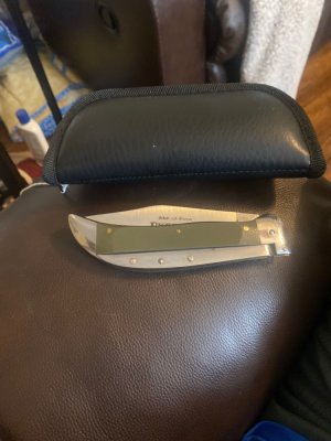 Brand New Schatt & Morgan Express #71 Grewn G-10 In Protective Piouch