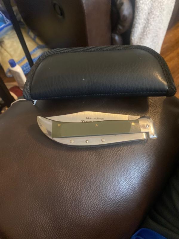 Brand New Schatt & Morgan Express #71 Grewn G-10 In Protective Piouch Brand New Schatt & Morgan Express #71 Grewn G-10 In Protective Piouch