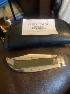 Brand New Schatt & Morgan Express #71 Grewn G-10 In Protective Piouch Brand New Schatt & Morgan Express #71 Grewn G-10 In Protective Piouch