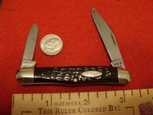Case Half Whittler #6208 Red Bones  1972