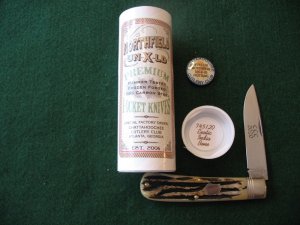 GREAT EASTERN PATTERN 745120 NORTHFIELD EXOTIC INDIA BONE MUSTANG