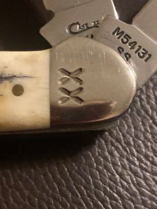 1997 New Case XX USA 3 Dots M54131 "BIG CHEIF" Midnight Stag With Gnarly Stag Handles Limited Editio 1997 New Case XX USA 3 Dots M54131 "BIG CHEIF" Midnight Stag With Gnarly Stag Handles Limited Editio