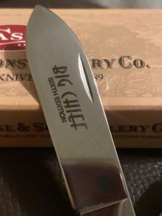 1997 New Case XX USA 3 Dots M54131 "BIG CHEIF" Midnight Stag With Gnarly Stag Handles Limited Editio 1997 New Case XX USA 3 Dots M54131 "BIG CHEIF" Midnight Stag With Gnarly Stag Handles Limited Editio