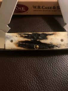 1997 New Case XX USA 3 Dots M54131 "BIG CHEIF" Midnight Stag With Gnarly Stag Handles Limited Editio 1997 New Case XX USA 3 Dots M54131 "BIG CHEIF" Midnight Stag With Gnarly Stag Handles Limited Editio