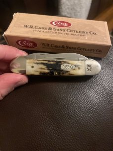 1997 New Case XX USA 3 Dots M54131 "BIG CHEIF" Midnight Stag With Gnarly Stag Handles Limited Editio 1997 New Case XX USA 3 Dots M54131 "BIG CHEIF" Midnight Stag With Gnarly Stag Handles Limited Editio