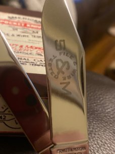 New Schatt & Morgan File & Wire Tested Bone Handle With Nickel Silver Bolsters & 2 Blades NIB New Schatt & Morgan File & Wire Tested Bone Handle With Nickel Silver Bolsters & 2 Blades NIB
