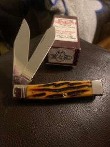 New Schatt & Morgan File & Wire Tested Bone Handle With Nickel Silver Bolsters & 2 Blades NIB New Schatt & Morgan File & Wire Tested Bone Handle With Nickel Silver Bolsters & 2 Blades NIB