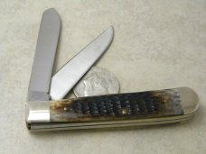 Case XX USA Bone 6254 SS 1 Dot Tested XX Razor Edge Pretty Bone Trapper Knife Case XX USA Bone 6254 SS 1 Dot Tested XX Razor Edge Pretty Bone Trapper Knife