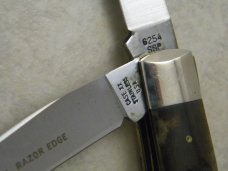 Case XX USA Bone 6254 SS 1 Dot Tested XX Razor Edge Pretty Bone Trapper Knife Case XX USA Bone 6254 SS 1 Dot Tested XX Razor Edge Pretty Bone Trapper Knife