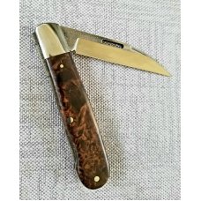 K'roo Custom Sway Back Lockback Knife,Beech Burl,NEW,W/GEC slip, 4",VIPER K'roo Custom Sway Back Lockback Knife,Beech Burl,NEW,W/GEC slip, 4",VIPER