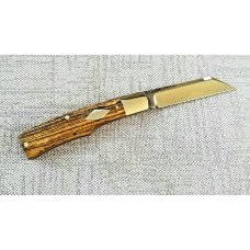 K'roo Custom Mac Knife, Kingwood red G-10 liners,NEW,3.5" closed,N690,w/COA,dressed file worked K'roo Custom Mac Knife, Kingwood red G-10 liners,NEW,3.5" closed,N690,w/COA,dressed file worked