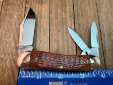 Case Classic Split Backspring Whittler Brown Rogers Jigged Bone 1990