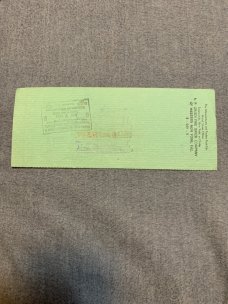 Queen Cutlery Check from 1963 Queen Cutlery Check from 1963