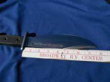 NIB/NOS   Black Jack Anaconda 1 Bowie Knife,  made in Japan. Original sheath and box 