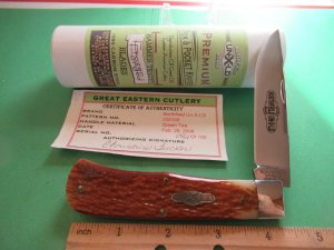 Great Eastern Northfield 1 of  100 Green Tea Bone Pattern # 235108 