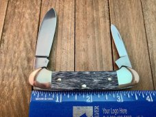 Boker Tree Brand Gray Jigged Bone Canoe made in Solingen Germany