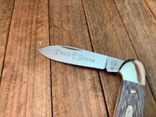 Boker Tree Brand Gray Jigged Bone Canoe made in Solingen Germany