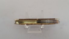 Schrade Walden Serpentine Stockman Knife with Peach Seed Bone 861 (1950"s) Schrade Walden Serpentine Stockman Knife with Peach Seed Bone 861 (1950"s)