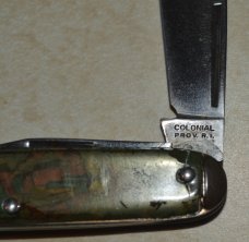 Colonial Ranger Morse Code pocket knife Colonial Ranger Morse Code pocket knife