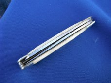 SCHRADE+ USA 296Y Numbered SCRIMSHAW THE TRAPPER POCKET KNIFE   Serial# 3231 