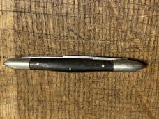 vintage original old NORTHFIELD KNIFE CO. Tuxedo knife 1858-1919 ebony handles no cracks strong snap vintage original old NORTHFIELD KNIFE CO. Tuxedo knife 1858-1919 ebony handles no cracks strong snap