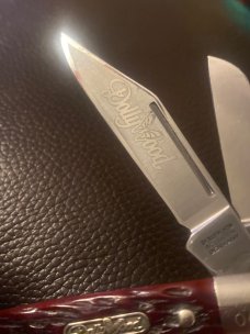 New Dollywood Solingen Germany Beautiful Red Bone Handles With Three Blades LE #45 New Dollywood Solingen Germany Beautiful Red Bone Handles With Three Blades LE #45