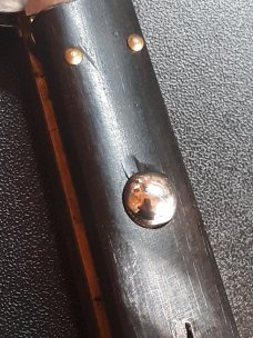 11" ebony wood Italian Stiletto. Frank Beltrame 11" ebony wood Italian Stiletto. Frank Beltrame